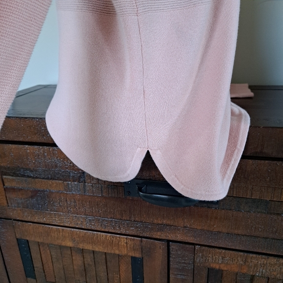 ❤️NWT Kersh Peach Long Sleeve Sweater Women's Small Knit Tunic Length Pink - Picture 9 of 15